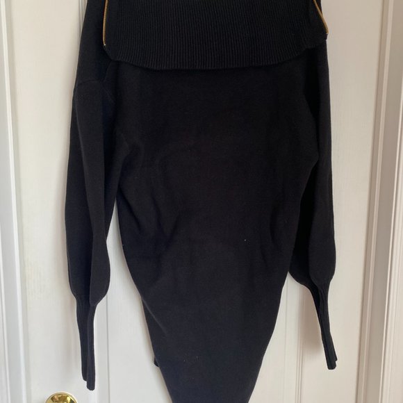 Dex Black Zipper Dress - Picture 3 of 3
